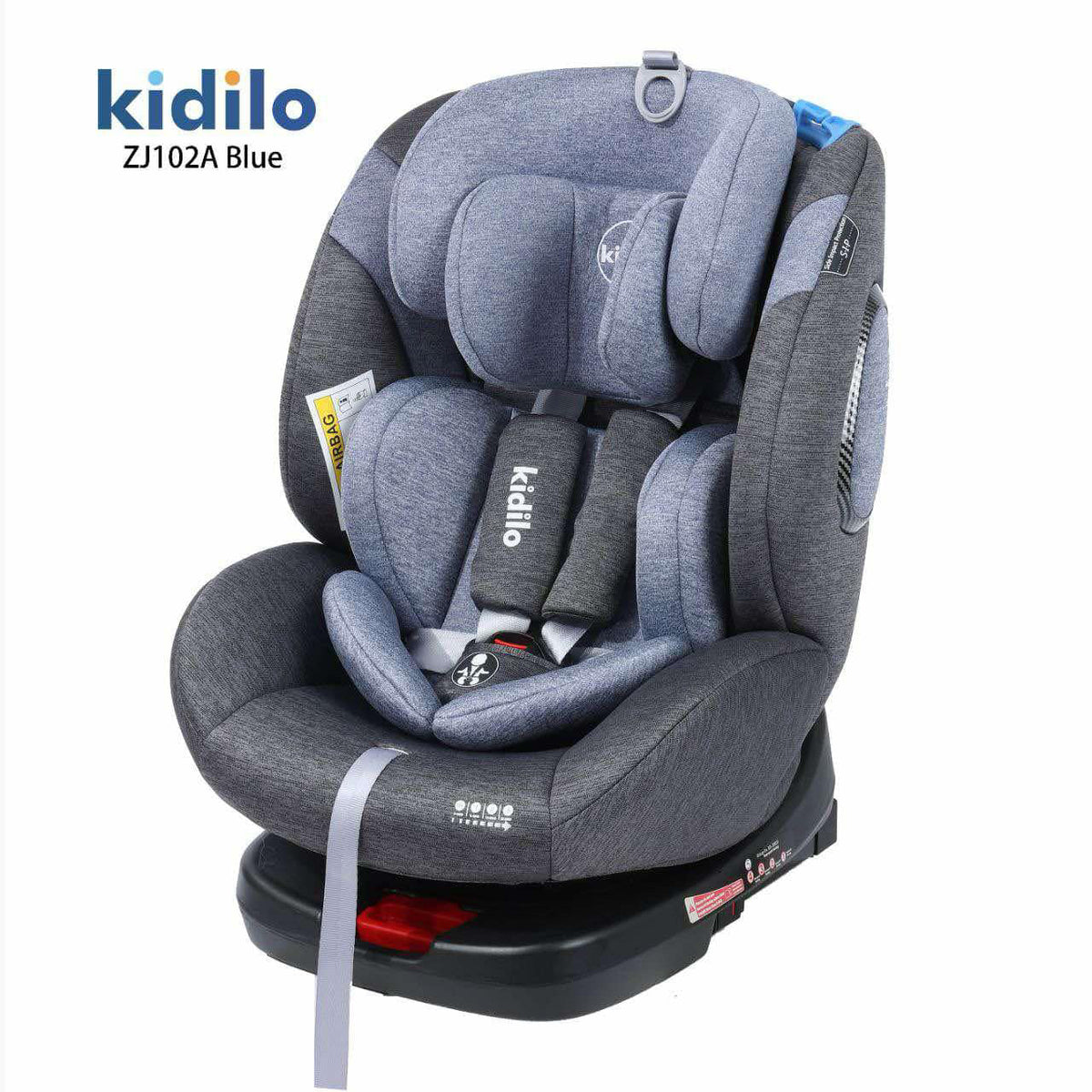 Kidilo Car Seat Stage 2 & 3 Isofix 360 Degree ZJ102A | كارسيت كيديلو مرحلة ثانية وثالثة ايزوفكس 360 درجة