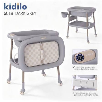 ترابيزة غيار + بانيو استحمام من كيديلو | kidilo 3 in 1 baby bath stand& diaper changer 6018