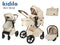 Kidilo Stroller V8G + car seat | عربة أطفال كيديلو V8G