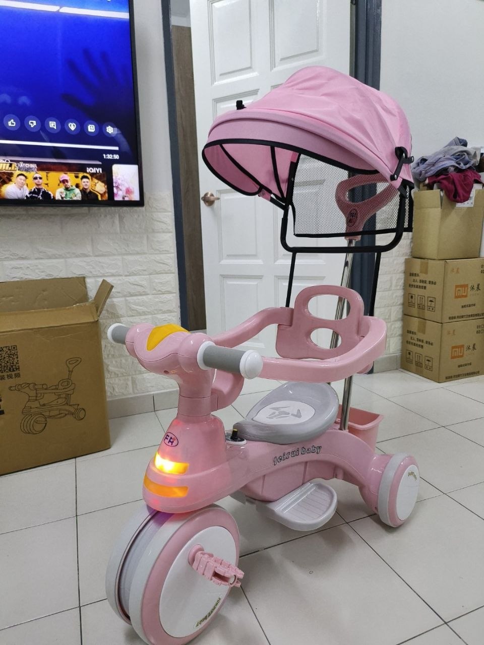 عجلة ٤ فى١ عجلة و زحافة و عربية مول