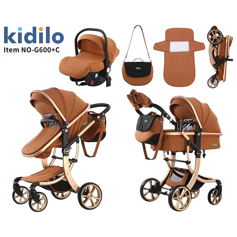 Kidilo Stroller G600 + Car seat | عربة أطفال كيديلو G600 + مقعد سيارة