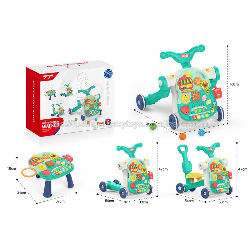 Baby Walker 4 in 1 HE0816| مشيئة الأطفال متعددة الوظائف (4 في 1)