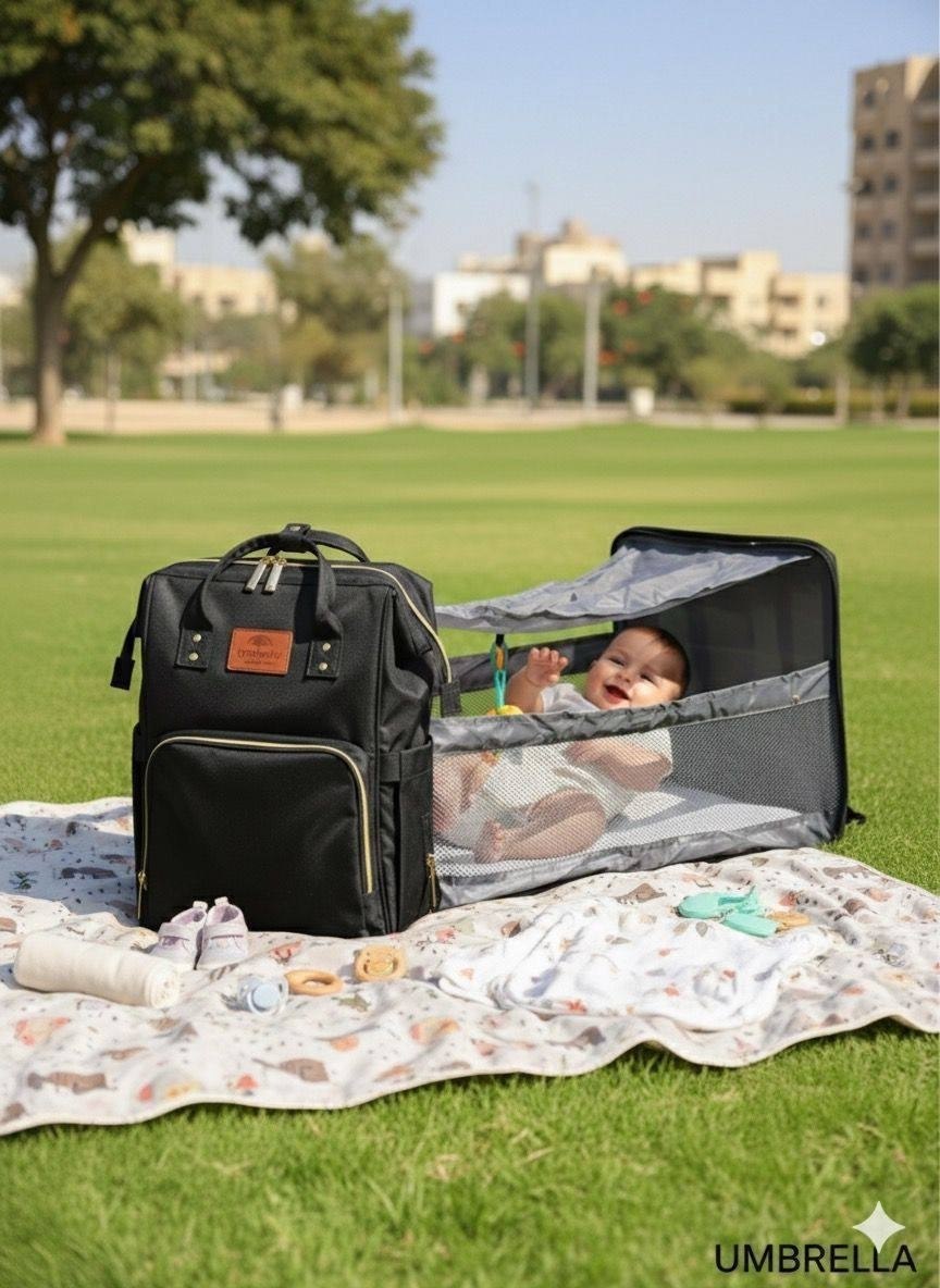 Umbrella baby bag و سرير ٢ فى ١