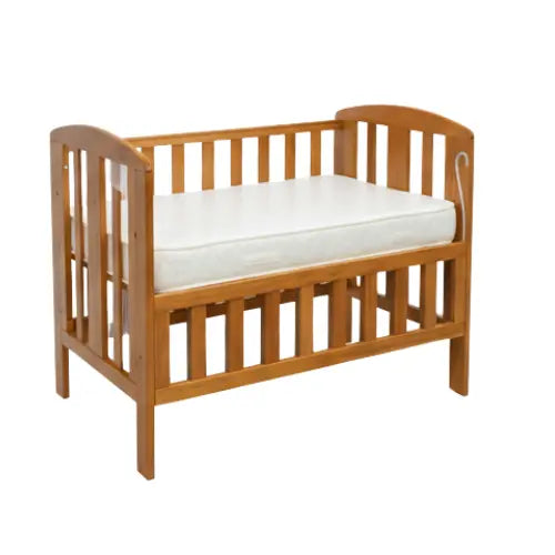 Multifunctional baby Bed 3-in-1 –Rocking Function, Wood Crib with 3 Height Levels, Sliding Side, Foldable & Free Mattress